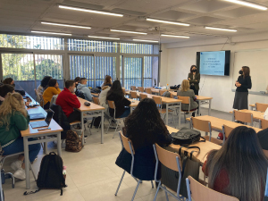 La exdirectora de marketing del Hotel Nelva visita a los alumnos del Grado en Turismo de la Universidad de Murcia