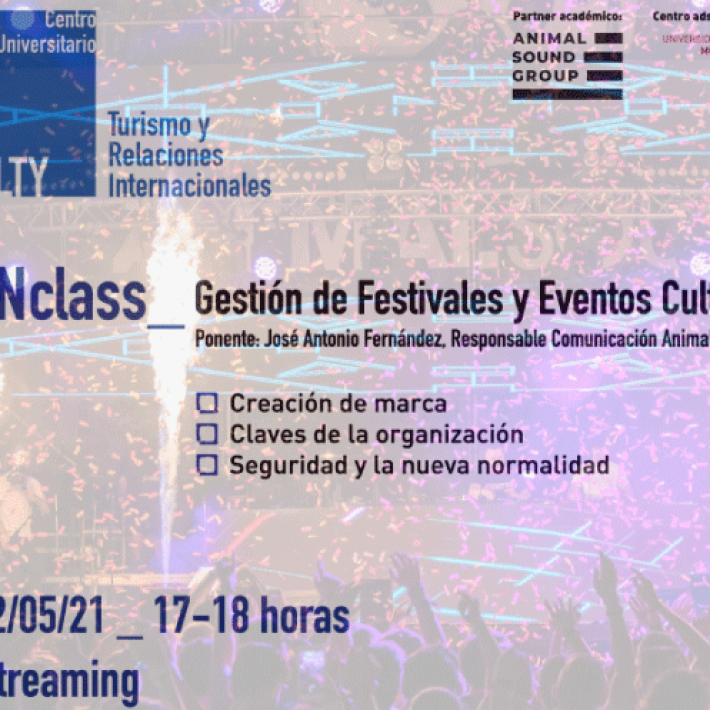 MásterClass Gratuita Gestión de Festivales y Eventos Culturales