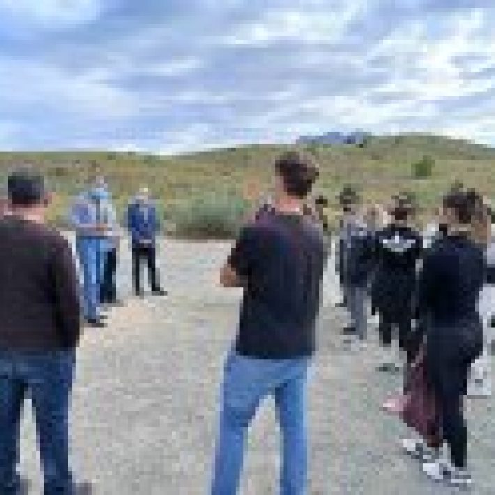 Los estudiantes de Turismo de la UMU visitan el cañón de Almadenes y su entorno