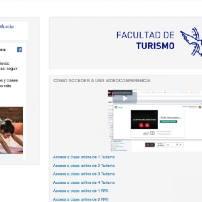 La Facultad de Turismo y Relaciones Internacionales garantiza la continuidad del curso 2020-2021